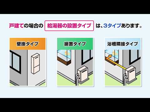 【動画でわかる！】これで失敗しない！給湯器の選び方！