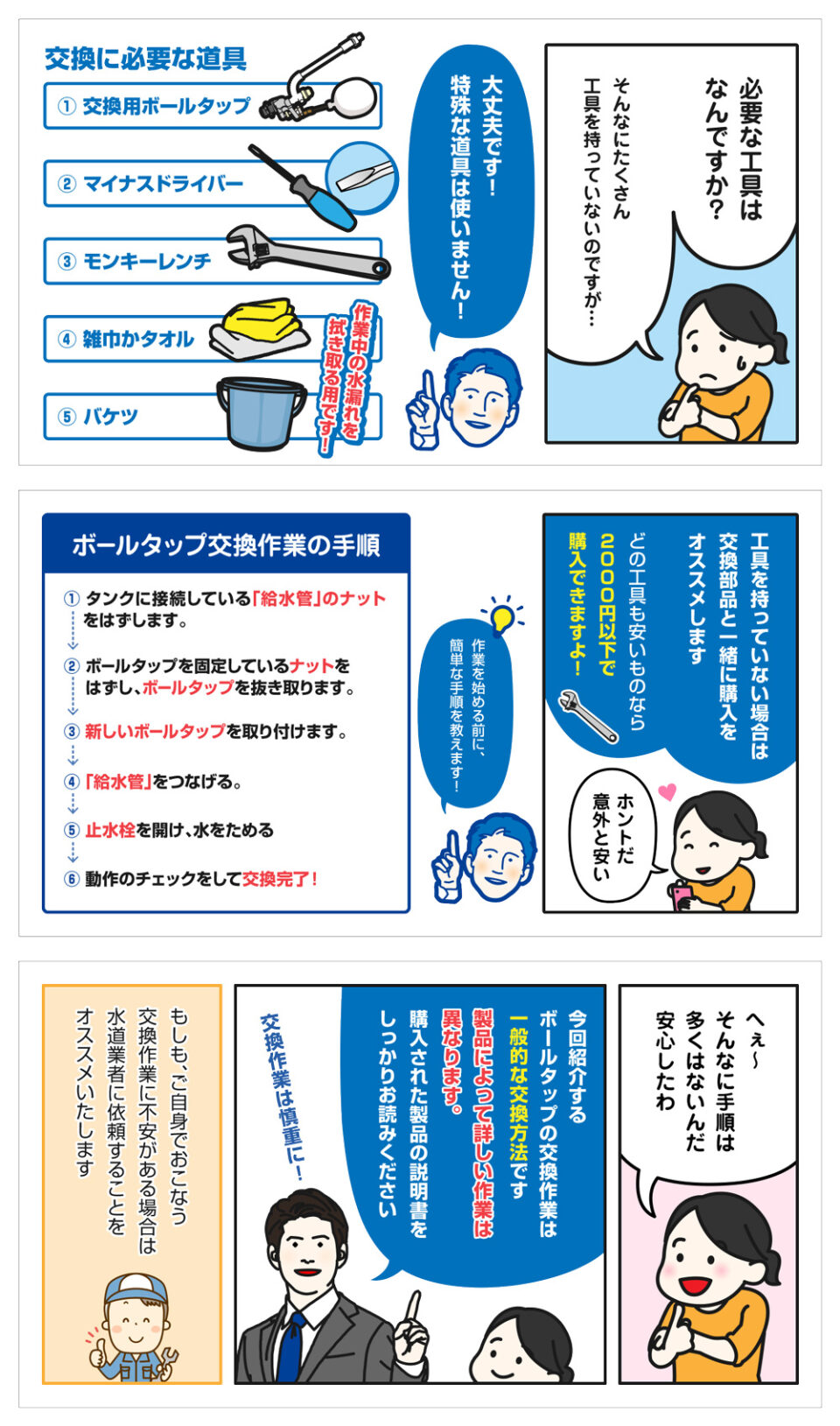 トイレタンクの水漏れ修理方法-5