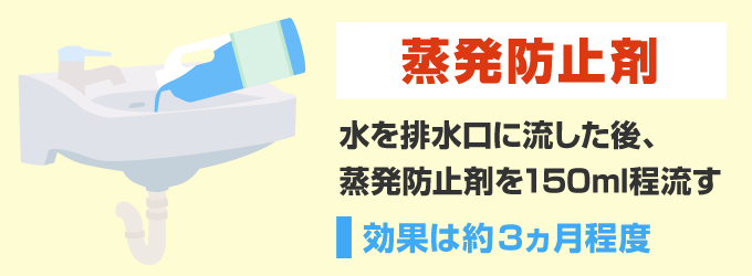 対処法1. 「蒸発防止剤」を使う