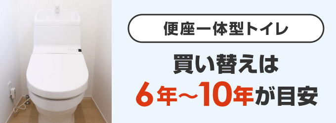 一体型トイレの買い替え時