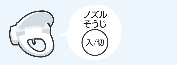 ノズルそうじボタン