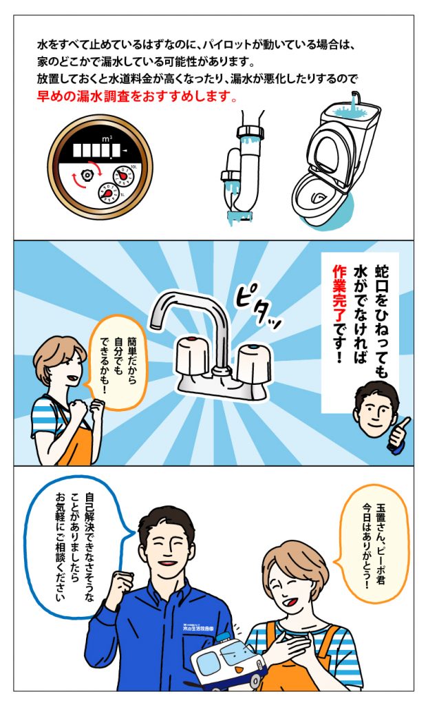 止水栓の止め方・場所⑦